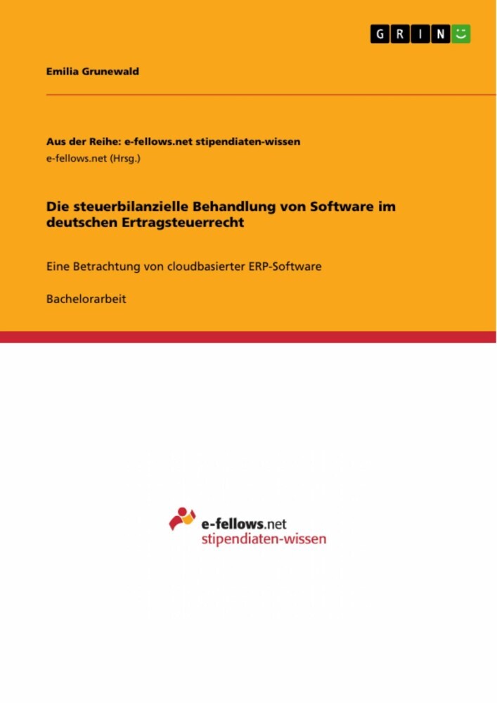 Die steuerbilanzielle Behandlung von Software im deutschen Ertragsteuerrecht main product photo