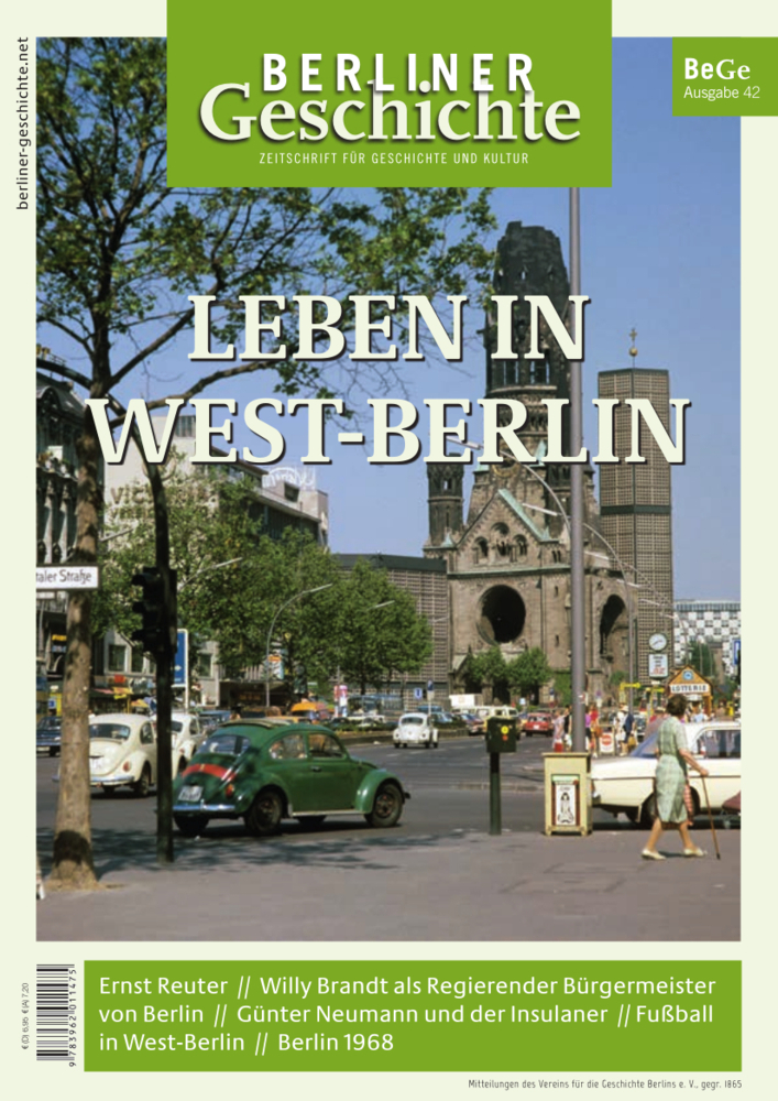 Berliner Geschichte - Zeitschrift für Geschichte und Kultur main product photo
