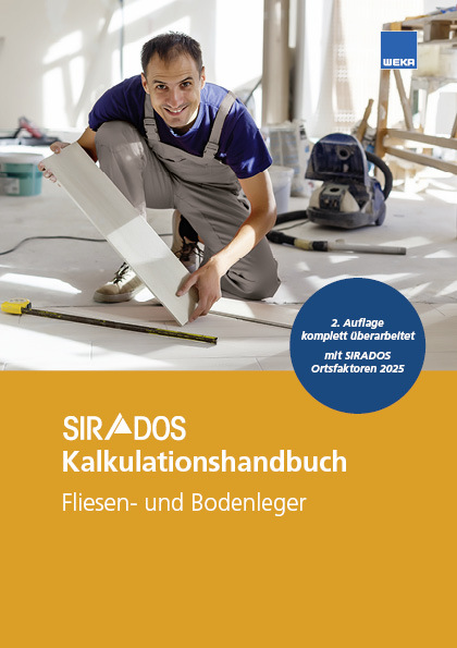 SIRADOS Kalkulationshandbuch Fliesen- und Bodenleger main product photo