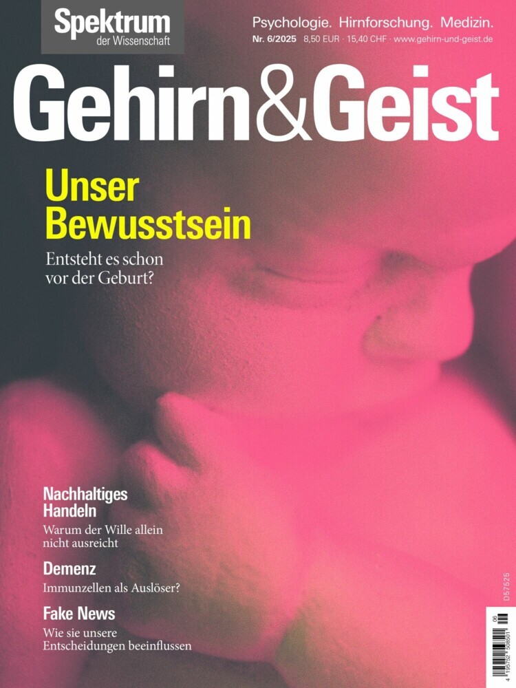 Gehirn&Geist 6/2025 Unser Bewusstsein main product photo
