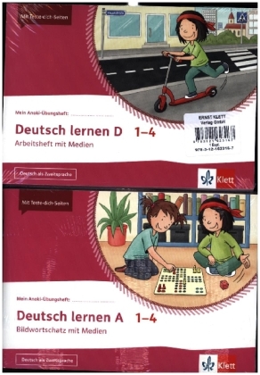 Deutsch lernen A-D 1-4, m. 1 Beilage