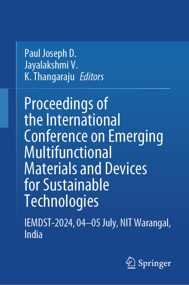 Proceedings of the International Conference on Emerging Multifunctional Materials and Devices for Sustainable Technologies main product photo