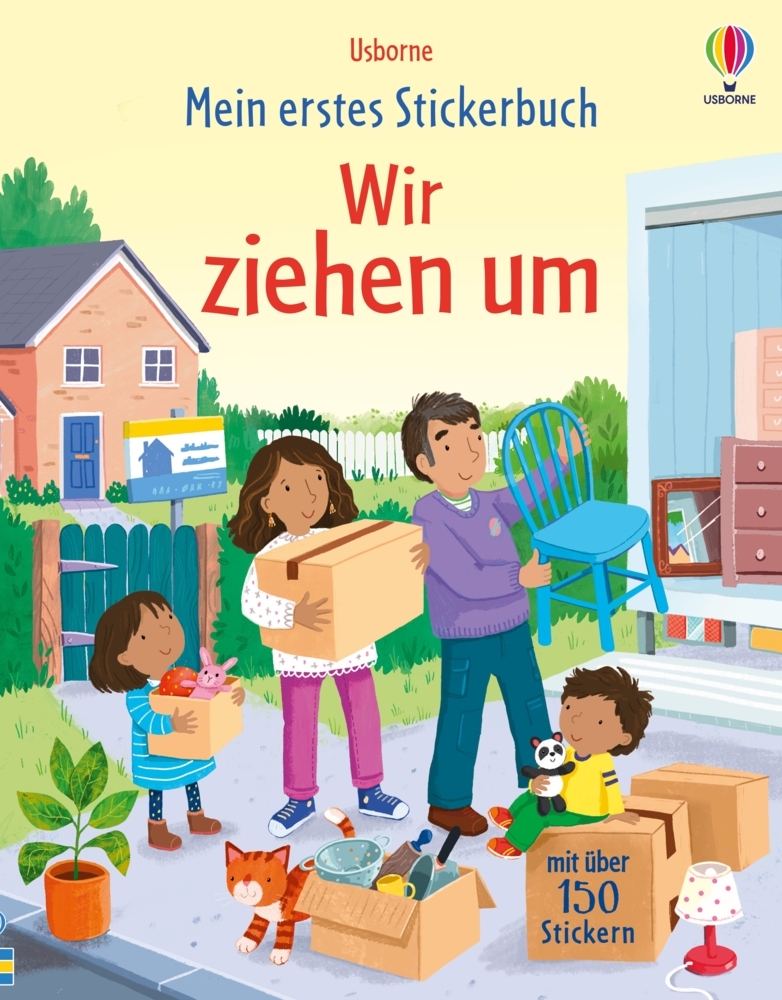 Mein erstes Stickerbuch: Wir ziehen um main product photo
