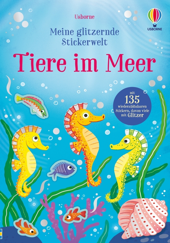 Meine glitzernde Stickerwelt: Tiere im Meer main product photo
