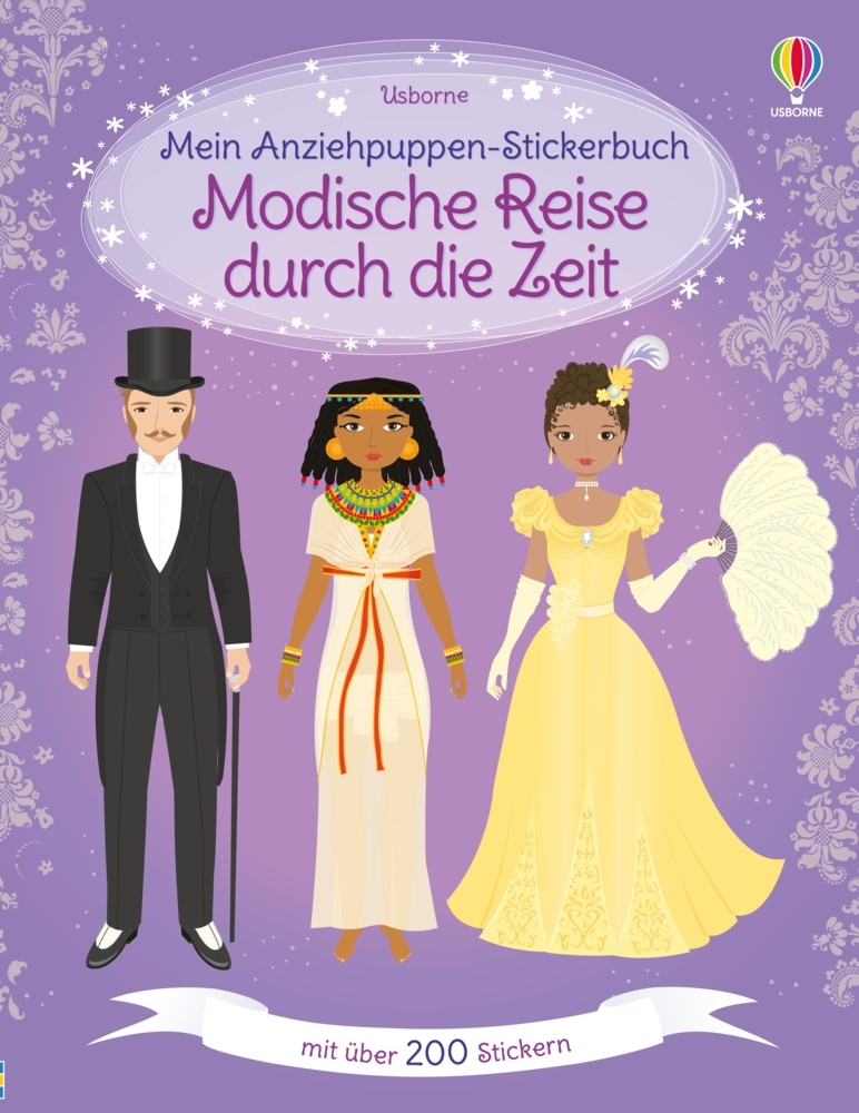 Mein Anziehpuppen-Stickerbuch: Modische Reise durch die Zeit main product photo