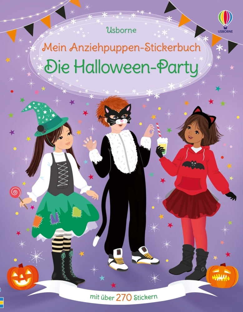 Mein Anziehpuppen-Stickerbuch: Die Halloween-Party main product photo
