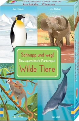 Schnapp und weg! Das superschnelle Kartenspiel: Wilde Tiere
