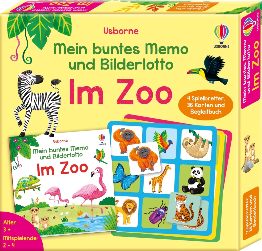 Mein buntes Memo und Bilderlotto: Im Zoo main product photo