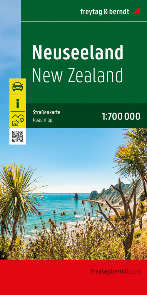 Neuseeland, Straßenkarte 1:700.000, freytag & berndt main product photo