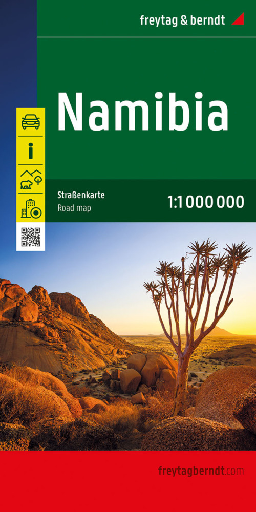 Namibia, Straßenkarte 1:1.000.000, freytag & berndt main product photo