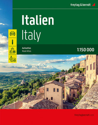 Italien, Autoatlas 1:150.000, freytag & berndt