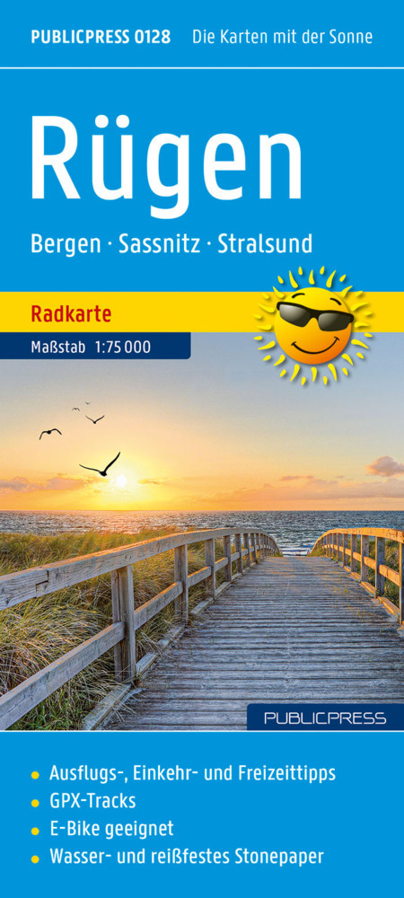 Rügen, Radkarte 1:75.000, Publicpress main product photo