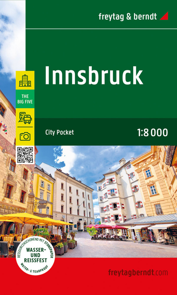 Innsbruck, Stadtplan 1:8.000, freytag & berndt main product photo