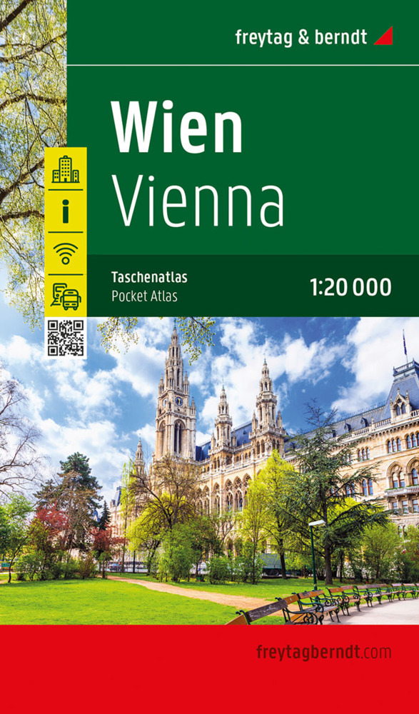 Wien, Taschenatlas 1:20.000, freytag & berndt main product photo