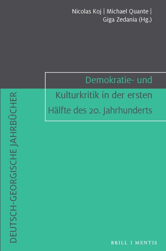 Demokratie- und Kulturkritik in der ersten Hälfte des 20. Jahrhunderts main product photo