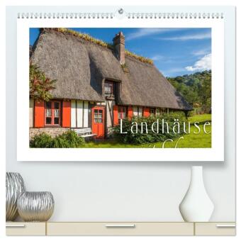 Landhäuser mit Charme (hochwertiger Premium Wandkalender 2026...