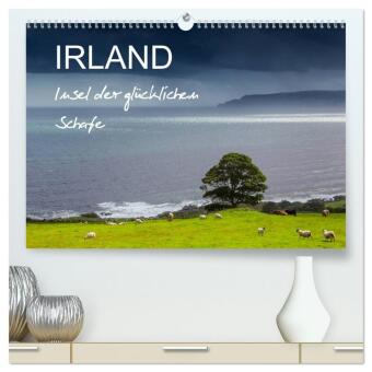 IRLAND - Insel der glücklichen Schafe (hochwertiger Premium W...