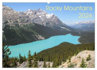 Rocky Mountains 2026 (Wandkalender 2026 DIN A2 quer), CALVENDO...
