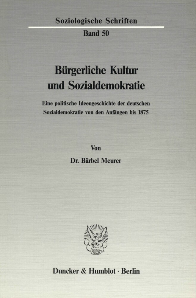 Bürgerliche Kultur und Sozialdemokratie. main product photo