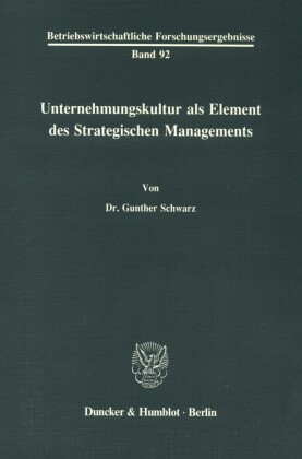 Unternehmenskultur als Element des Strategischen Managements.