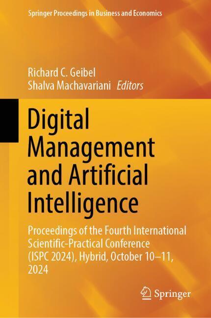 Digital Management and Artificial Intelligence main product photo