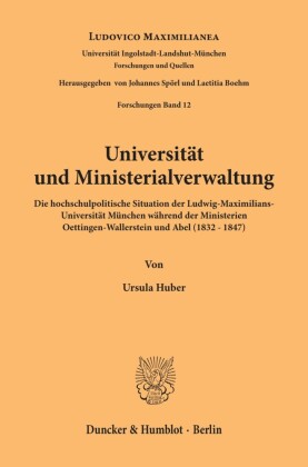 Universität und Ministerialverwaltung.