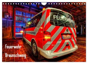 Feuerwehr Braunschweig (Wandkalender 2026 DIN A4 quer), CALVEN...