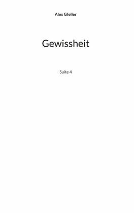 Gewissheit