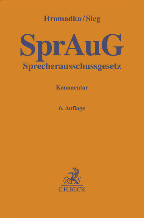 Sprecherausschussgesetz. SprAuG main product photo