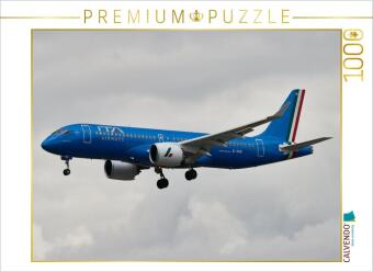 CALVENDO Puzzle EI-HHR - ITA Airways - Airbus A220-300 - Frankfurt Airport | 1000 Teile Lege-Größe 64x48cm Foto-Puzzle für glückliche Stunden