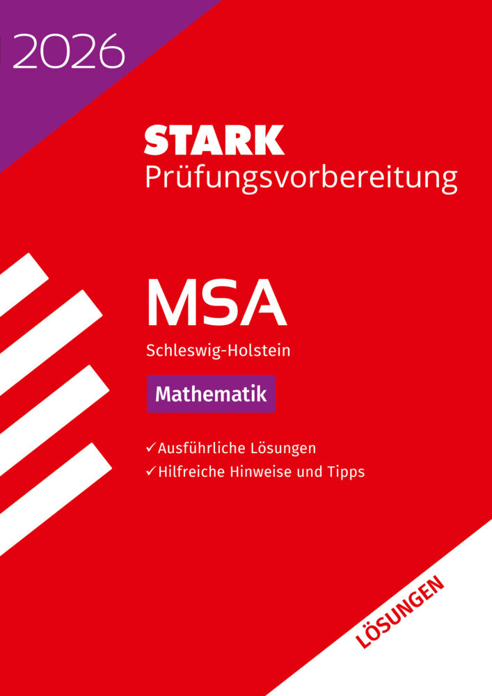 STARK Lösungen zu Mathematik - MSA 2026 Schleswig-Holstein - Prüfungsvorbereitung main product photo