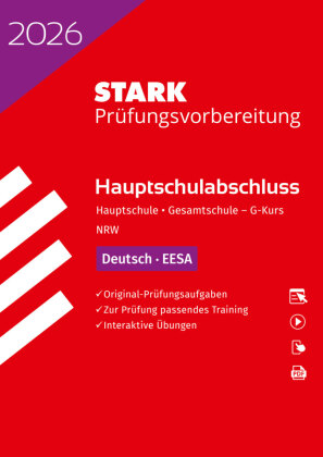 STARK Deutsch G-Kurs - Hauptschulabschluss (EESA) 2026 NRW - Prüfungsvorbereitung, m. 1 Buch, m. 1 Beilage