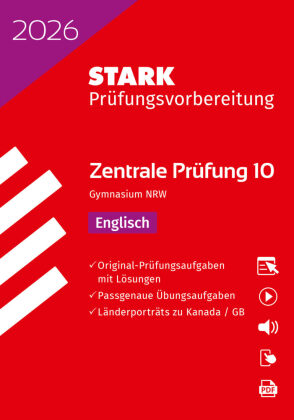 STARK Englisch 10. Klasse - Zentrale Prüfung (ZP10) Gymnasium 2026 NRW - Prüfungsvorbereitung, m. 1 Buch, m. 1 Beilage