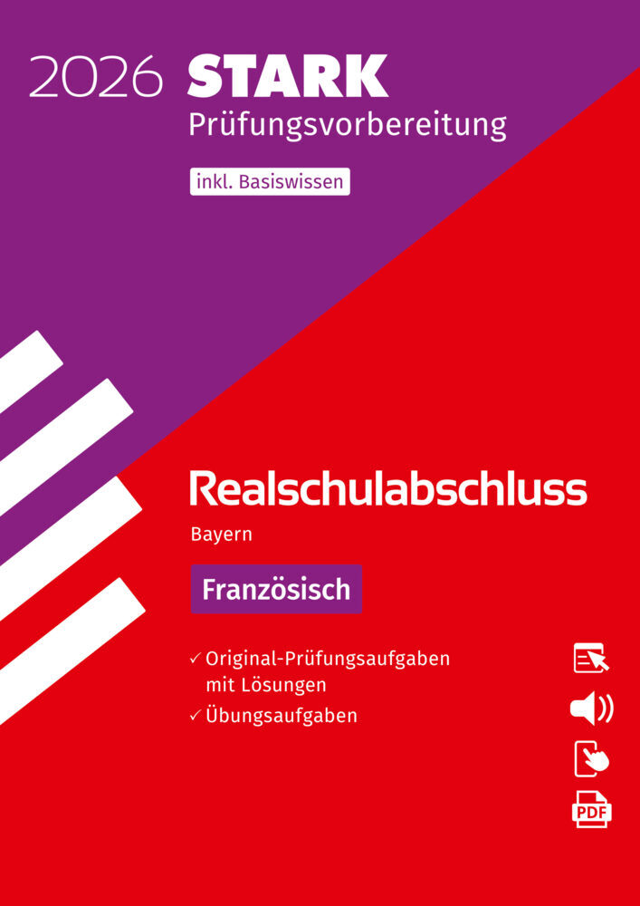 STARK Französisch - Realschulabschluss 2026 Bayern - Prüfungsvorbereitung, m. 1 Buch, m. 1 Beilage main product photo