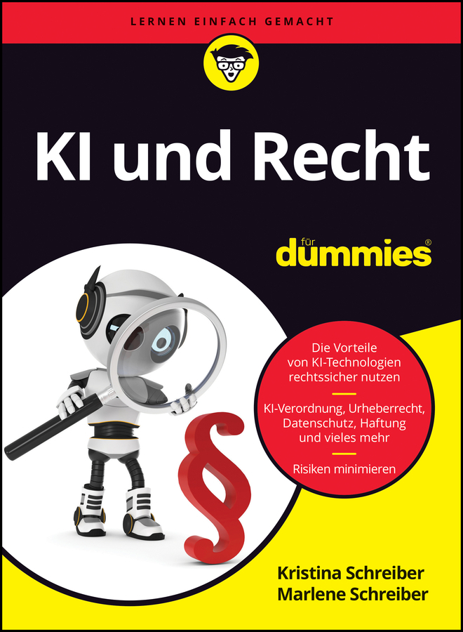 KI und Recht für Dummies main product photo