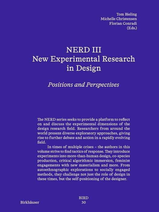 NERD III - New Experimental Research in Design main product photo