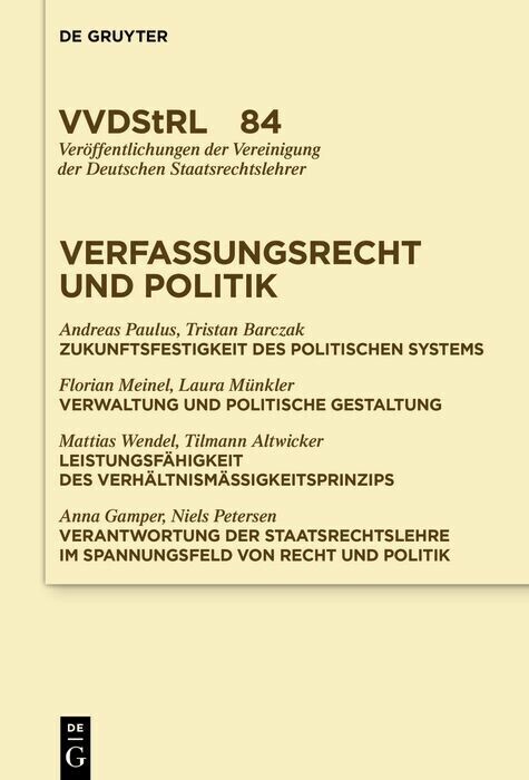 Verfassungsrecht und Politik main product photo