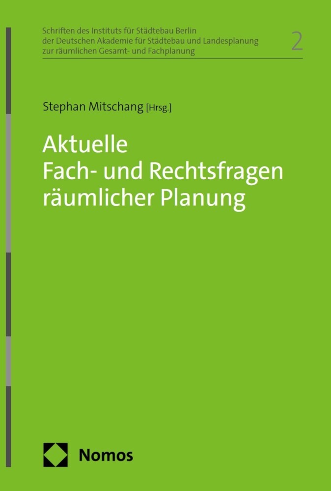 Aktuelle Fach- und Rechtsfragen räumlicher Planung main product photo