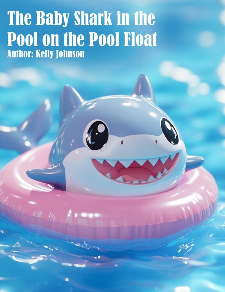 The Baby Shark in the Pool on the Pool Float main product photo