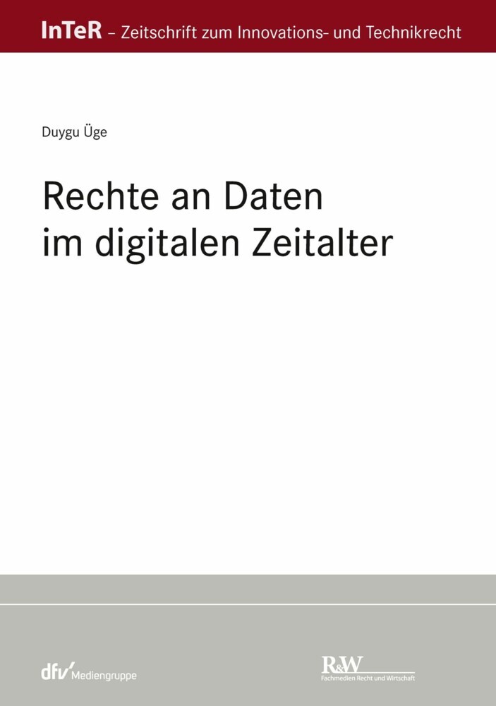 Rechte an Daten im digitalen Zeitalter main product photo