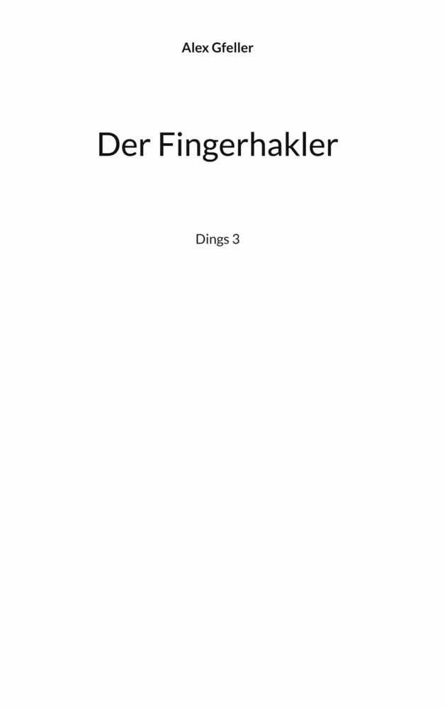 Der Fingerhakler main product photo