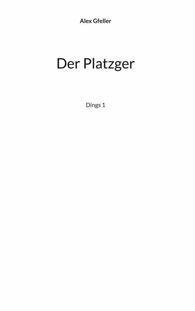 Der Platzger main product photo