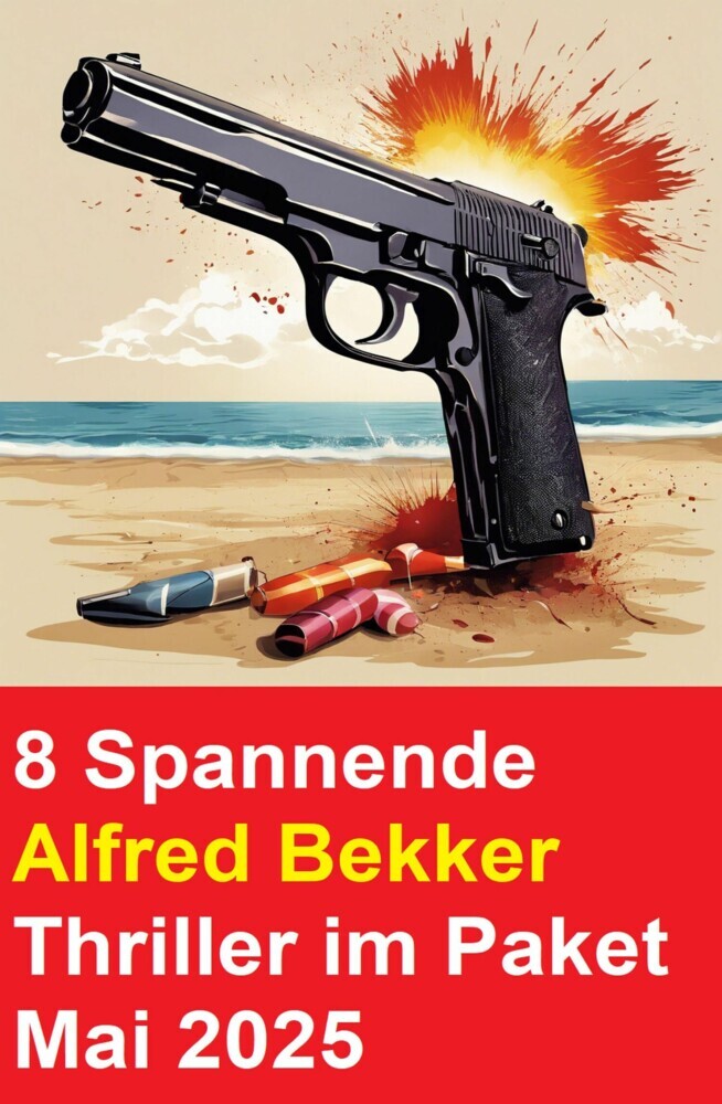 8 Spannende Alfred Bekker Thriller im Paket Mai 2025 main product photo