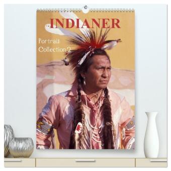INDIANER Portrait Collection 2 (hochwertiger Premium Wandkalen...