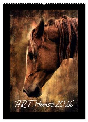Art Horse 2026 (Wandkalender 2026 DIN A2 hoch), CALVENDO Monat...