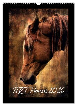 Art Horse 2026 (Wandkalender 2026 DIN A3 hoch), CALVENDO Monat...