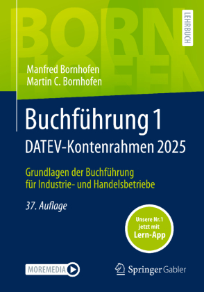 Buchführung 1 DATEV-Kontenrahmen 2025, m. 1 Buch, m. 1 E-Book