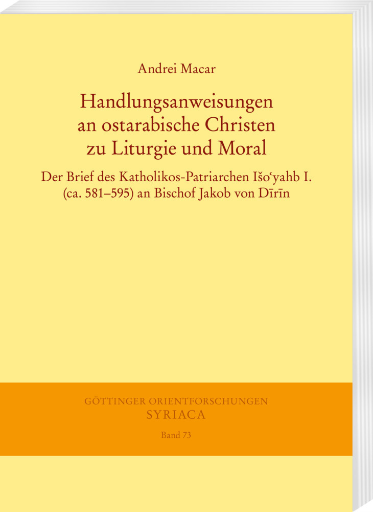 Handlungsanweisungen an ostarabische Christen zu Liturgie und Moral main product photo