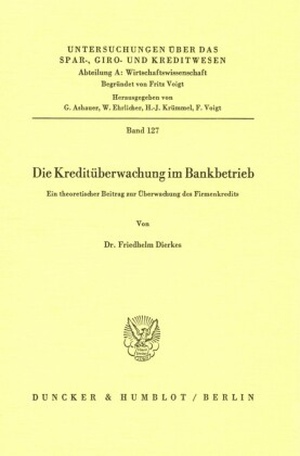 Die Kreditüberwachung im Bankbetrieb.