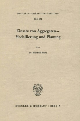 Einsatz von Aggregaten - Modellierung und Planung.